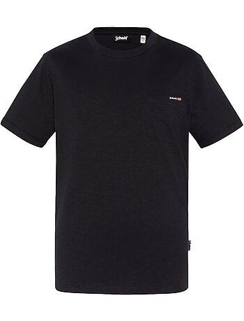 Schott tskea1 kaki t-shirt voor heren