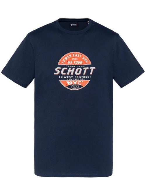 Schott TSUSTOUR Marine T-shirt voor Heren - Kiabi Schott TSUSTOUR Marine T-shirt voor Heren - Kiabi