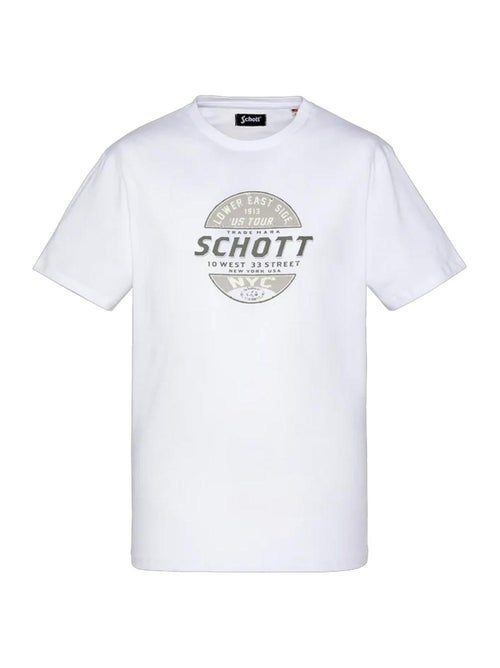 Schott TSUSTOUR Wit T-shirt voor Heren - Kiabi Schott TSUSTOUR Wit T-shirt voor Heren - Kiabi