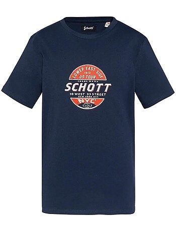 Oranje t-shirt voor jongens - schott ustour