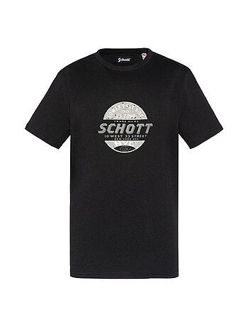 Oranje t-shirt voor jongens - schott ustour
