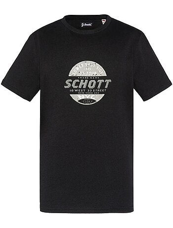 Oranje t-shirt voor jongens - schott ustour