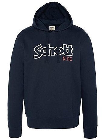 Schott vintage grijze hoodie voor heren