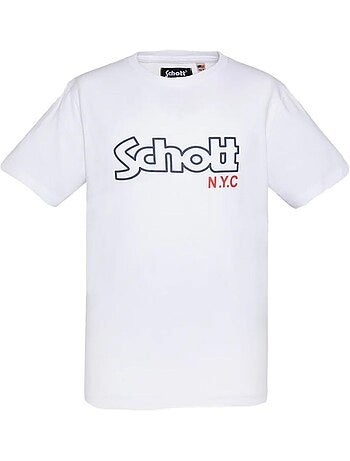 Schott vintage grijs t-shirt voor jongens