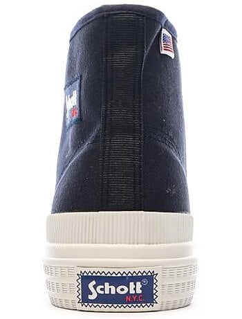 Schott william heren sneakers marineblauw