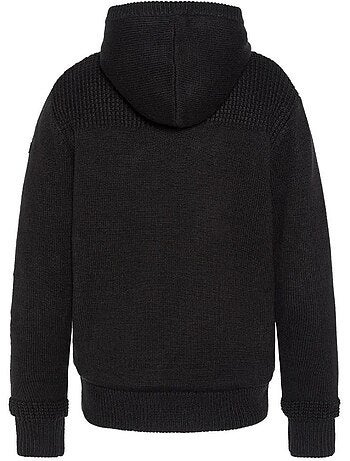 Schott big pull grijs heren gilet