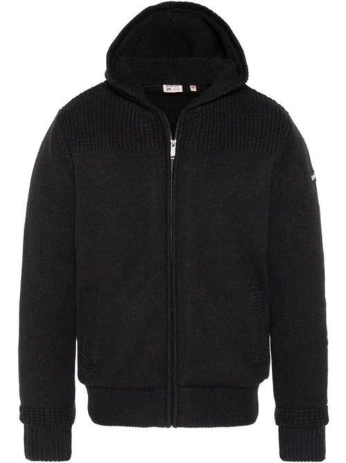 Schott Zwart Heren Gilet Big Pull - Kiabi Schott Zwart Heren Gilet Big Pull - Kiabi