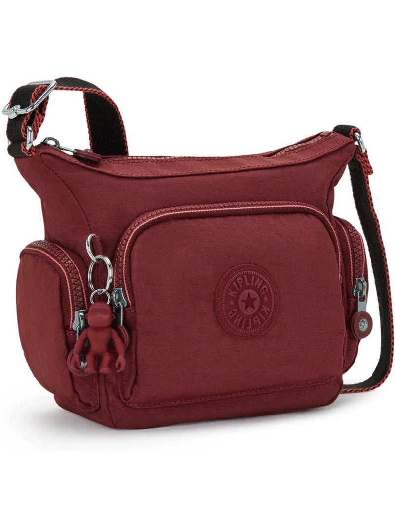 Schoudertas – GABBIE MINI met schouderband – Kipling Bordeaux - Kiabi