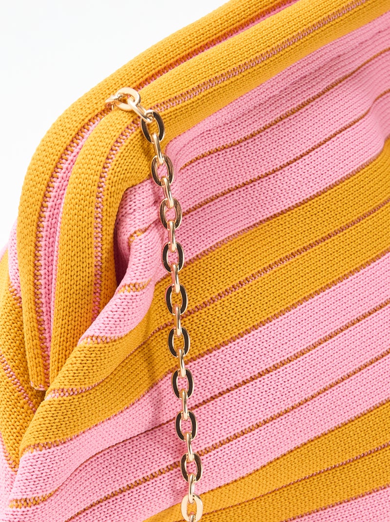 Schoudertas in buidelmodel Geel - Kiabi