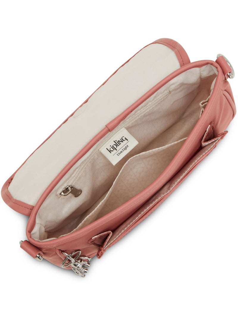 Schoudertas – INAKI met afneembare schouderband – Kipling Roze - Kiabi