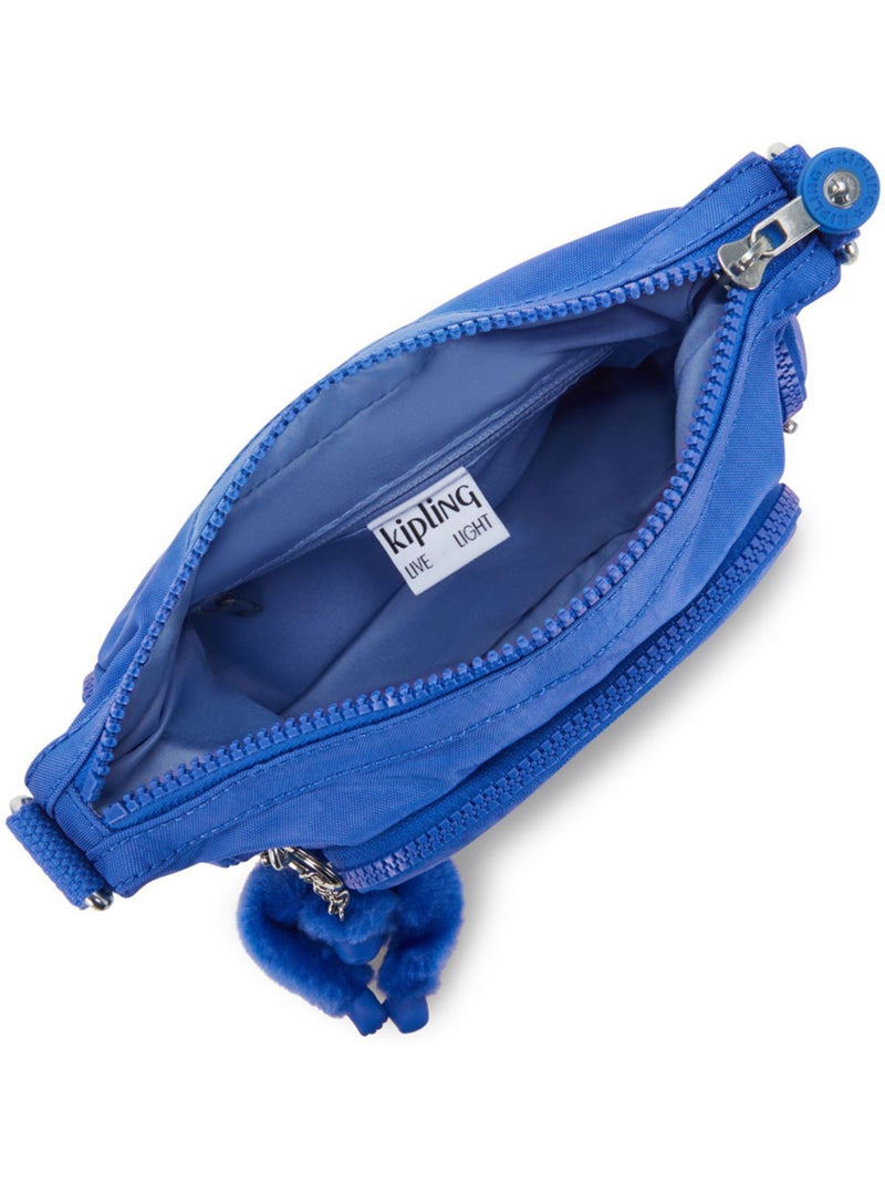 Schoudertas – Klein GABBIE MINI – Kipling Aquablauw - Kiabi