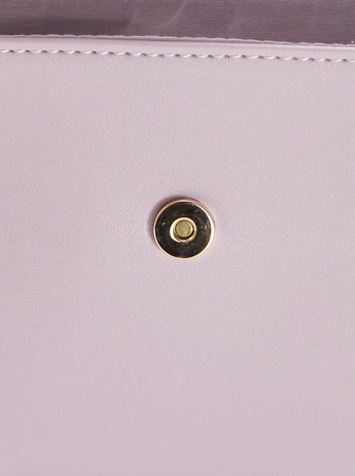 Schoudertas met gesatineerd effect - Kiabi