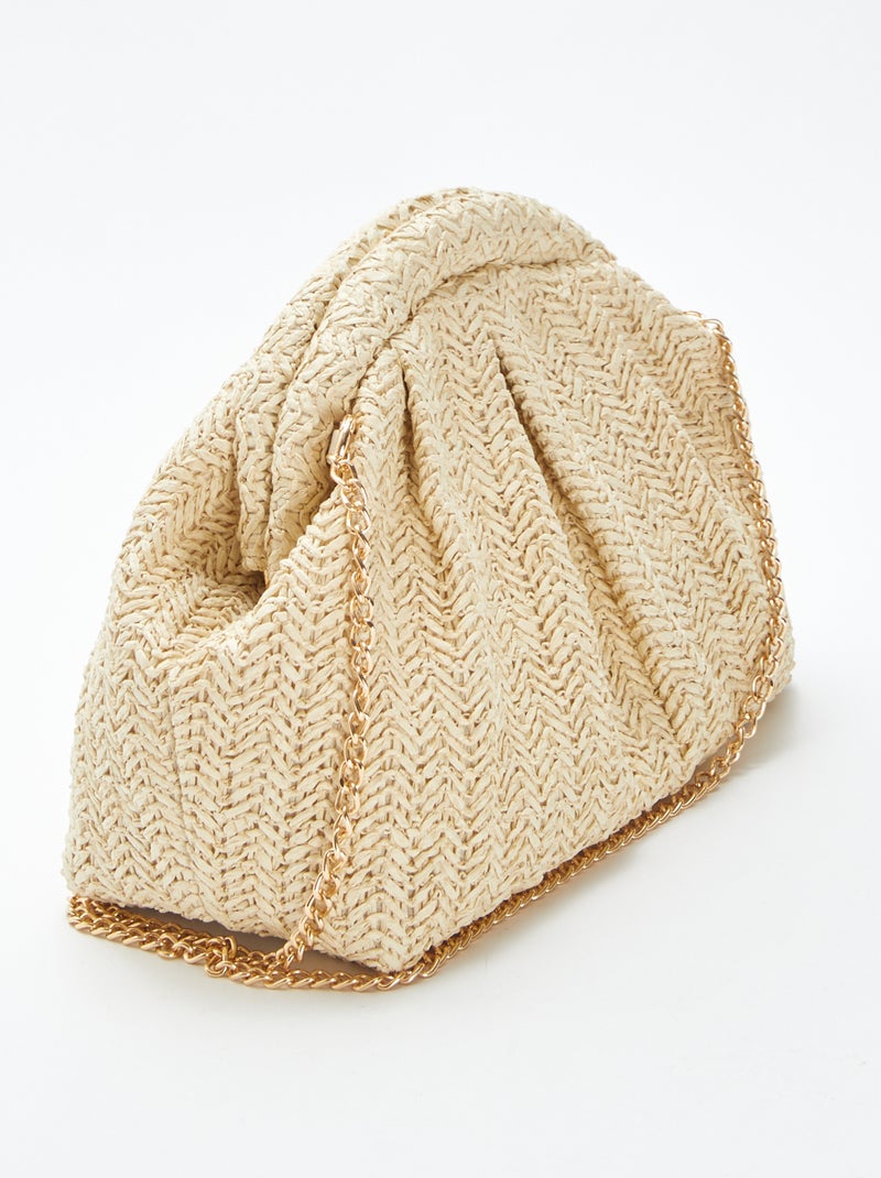 Schoudertas van raffia BIEGE - Kiabi