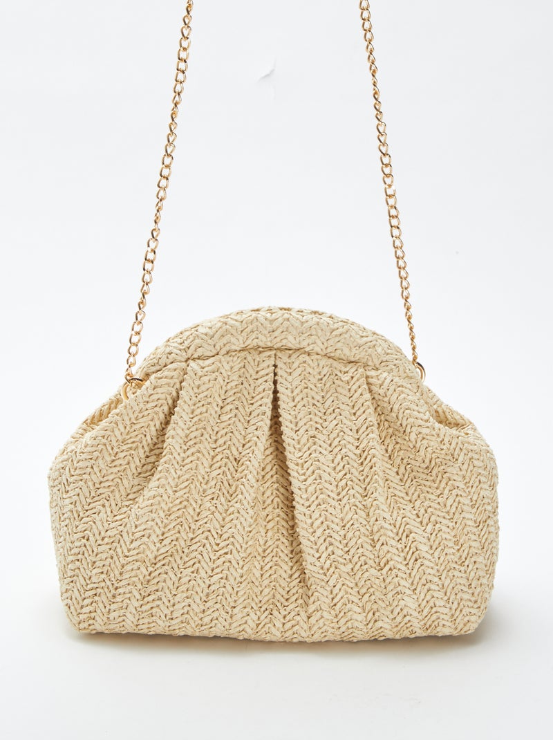 Schoudertas van raffia BIEGE - Kiabi