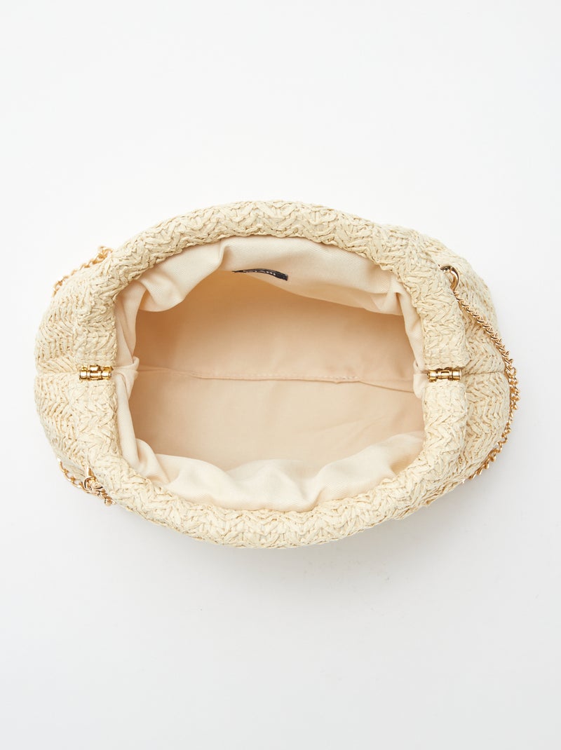 Schoudertas van raffia BIEGE - Kiabi