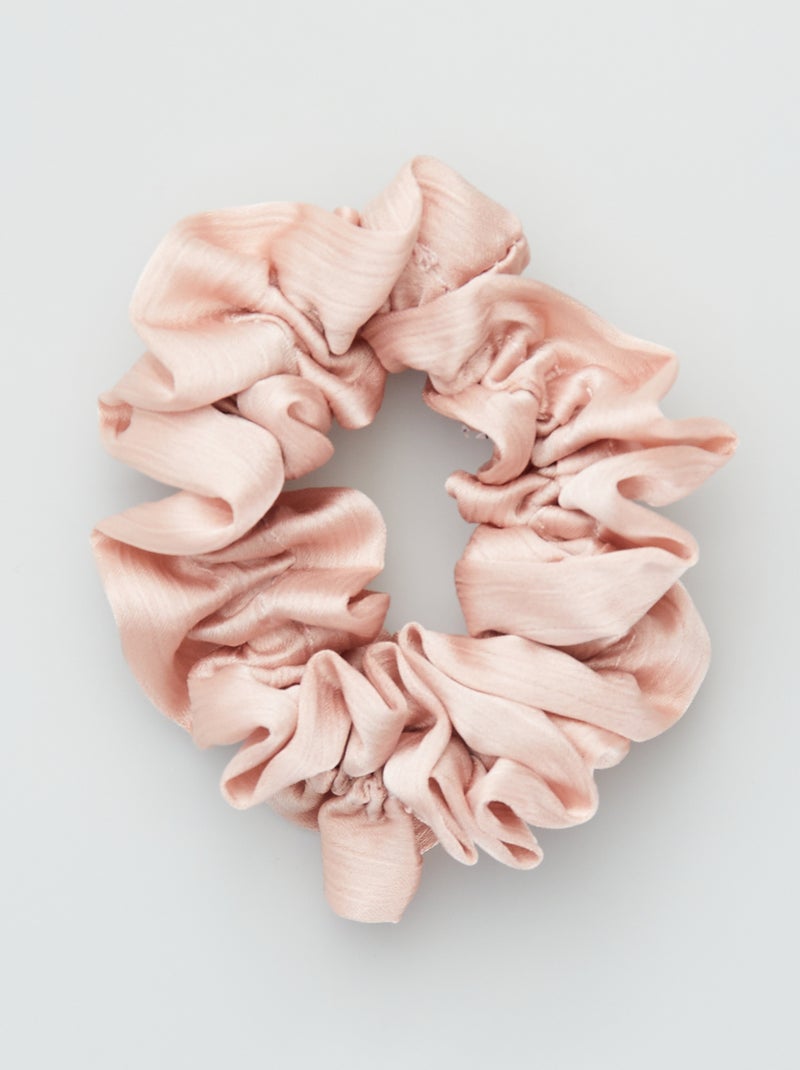Scrunchie met glanseffect ROSE - Kiabi