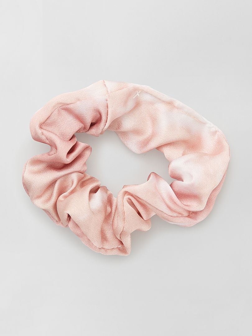 Scrunchie met 'tie and dye'-effect roze - Kiabi