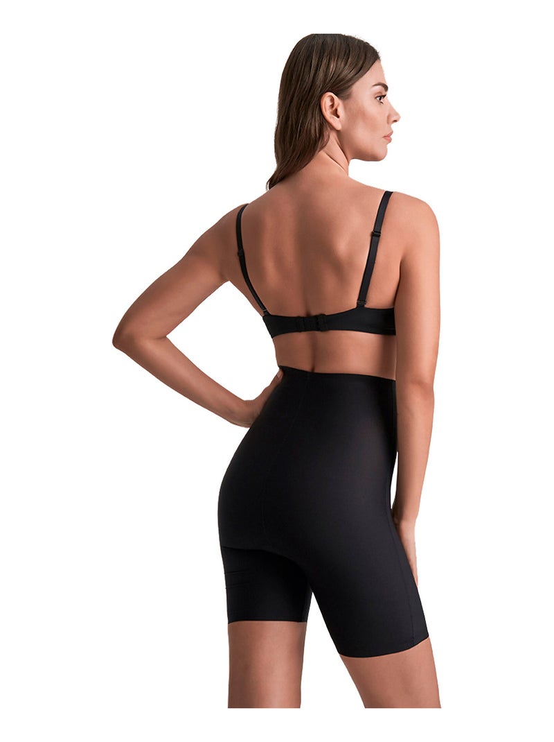 Sculpting broekje met hoge taille Zwart - Kiabi