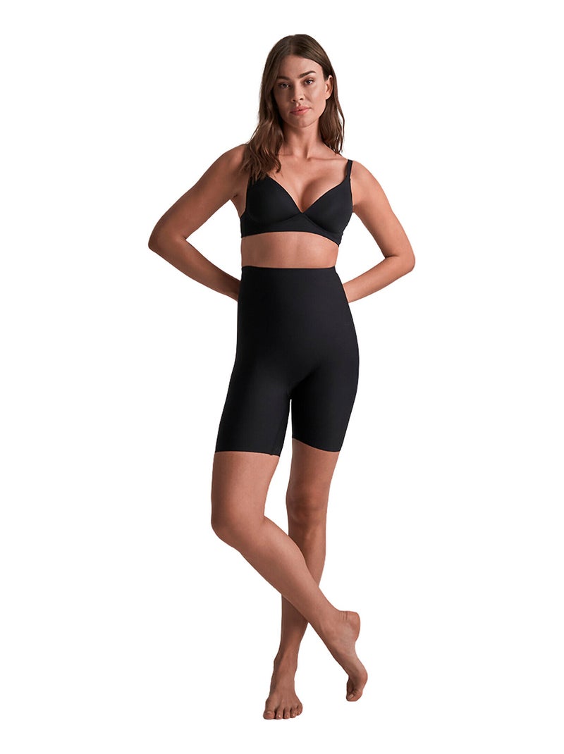 Sculpting broekje met hoge taille Zwart - Kiabi