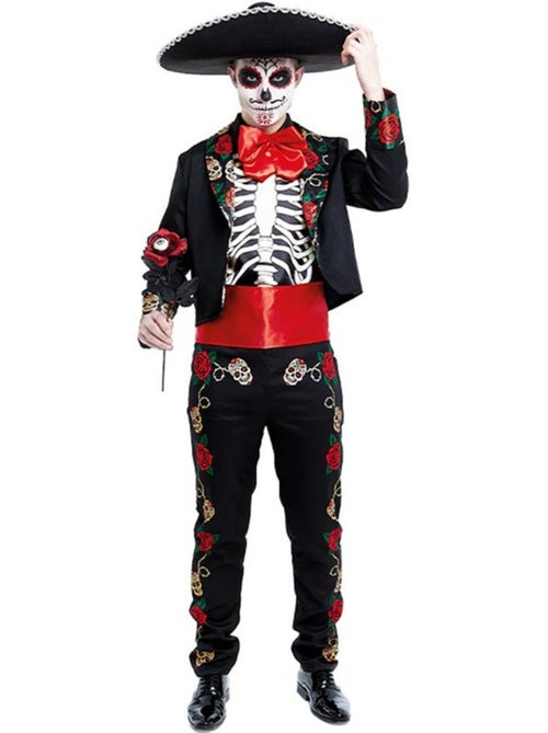 Señor Catrin-kostuum voor Día de los Muertos (Dag van de Doden) - Kiabi
