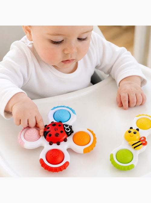 Sensorisch babyspeelgoed set met zuignaptollen - Kiabi Sensorisch babyspeelgoed set met zuignaptollen - Kiabi
