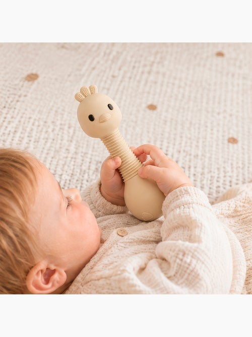 Sensorisch siliconen speelgoed met rammelaar voor baby's | bo jungle - Kiabi