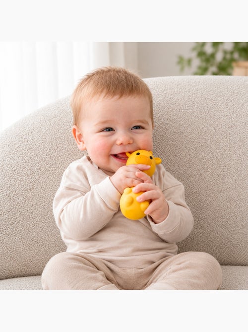 Sensorisch siliconen speelgoed met rammelaar voor baby's | bo jungle - Kiabi