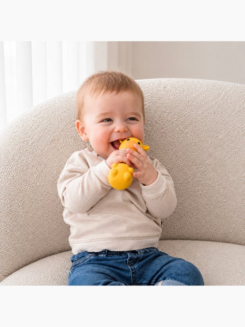 Sensorisch siliconen speelgoed met rammelaar voor baby's | bo jungle - Kiabi
