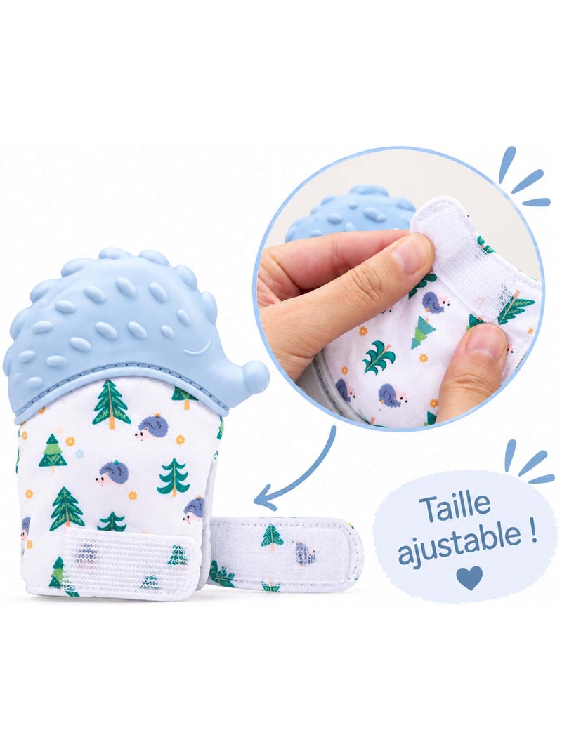 Sensorische bijthandschoen voor baby's | sevira kids Blauw - Kiabi