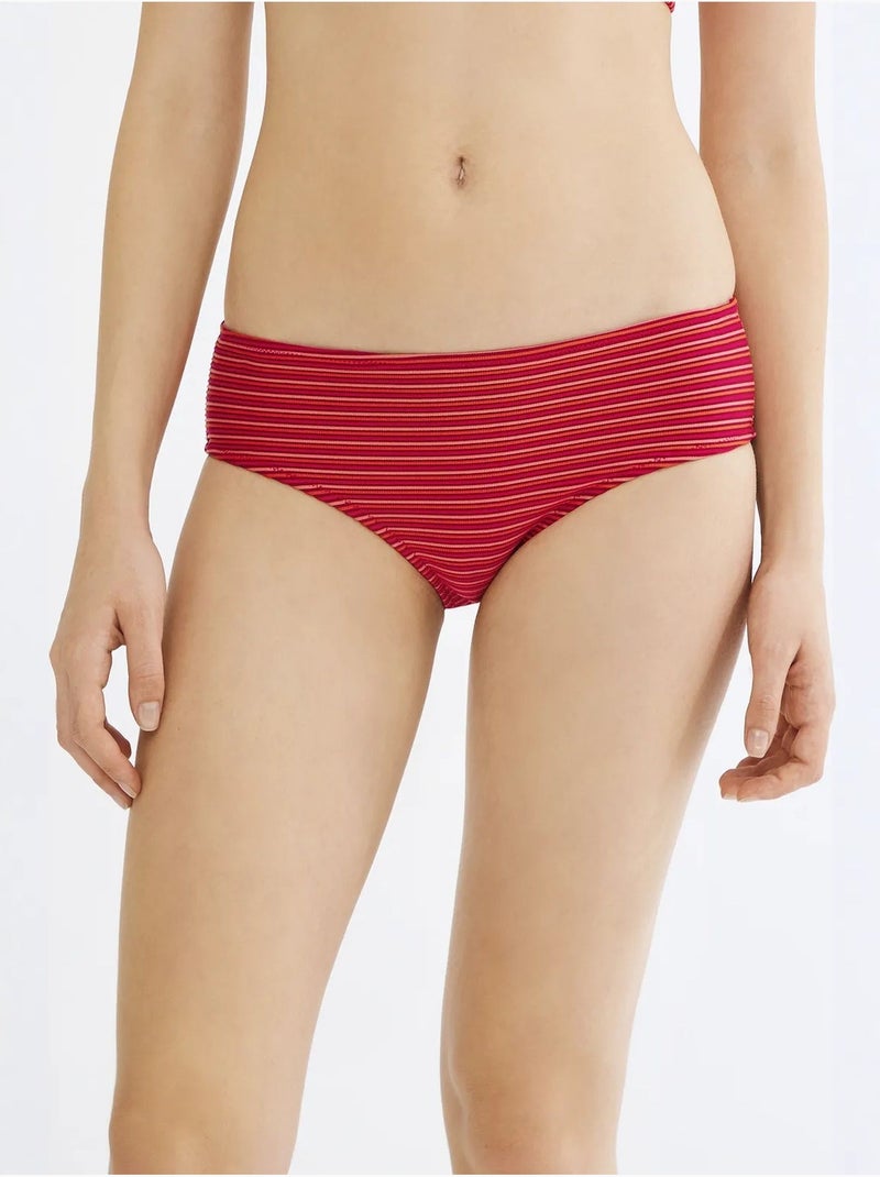 Serenity hipster bikinibroekje penti Rood - Kiabi