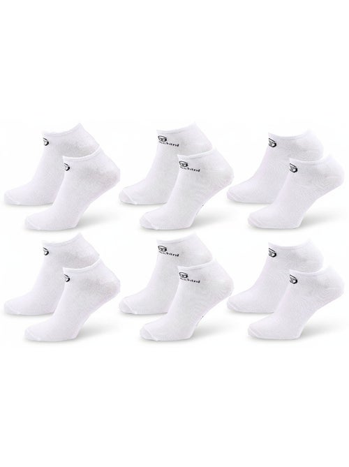 Sergio Tacchini Dames Korte Sokken Sneaker Set van 6 - Kiabi