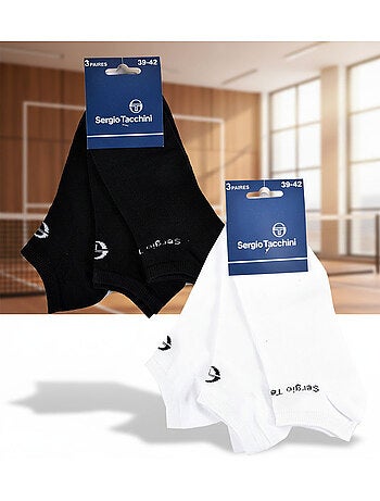 Sergio Tacchini Dames Korte Sokken Sneaker Set van 6