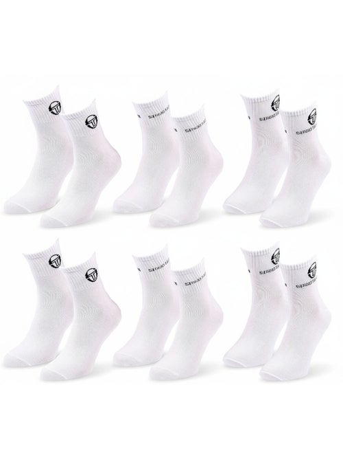 Sergio Tacchini Dames Sokken Quarter Set van 6 - Kiabi