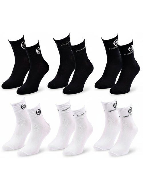Sergio Tacchini Dames Sokken Quarter Set van 6 - Kiabi