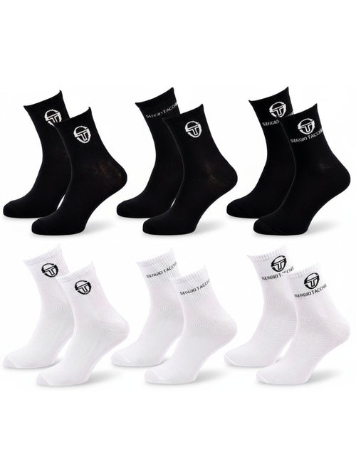 Sergio Tacchini Pack Chaussettes Courte Femme Quarter Lot de 6 - Kiabi Sergio Tacchini Pack Chaussettes Courte Femme Quarter Lot de 6 - Kiabi