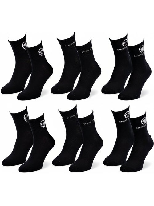 Sergio Tacchini Pack Chaussettes Courte Femme Quarter Lot de 6 - Kiabi Sergio Tacchini Pack Chaussettes Courte Femme Quarter Lot de 6 - Kiabi