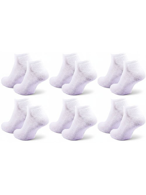 Sergio Tacchini Pack Chaussettes courtes Femme Sneaker Lot de 6 - Kiabi Sergio Tacchini Pack Chaussettes courtes Femme Sneaker Lot de 6 - Kiabi