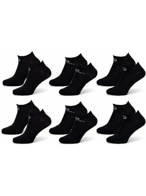 Sergio Tacchini Pack Chaussettes courtes Femme Sneaker Lot de 6 - Kiabi Sergio Tacchini Pack Chaussettes courtes Femme Sneaker Lot de 6 - Kiabi