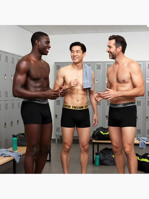 Sergio Tacchini Pack de Boxers Homme  Lot de 3 - Kiabi