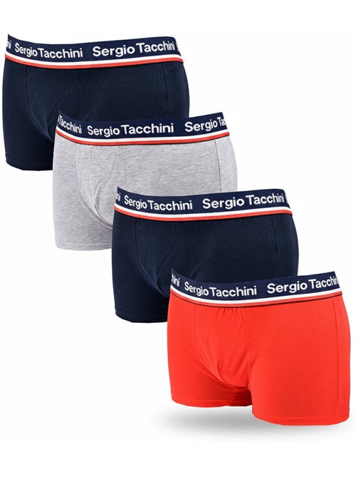 Sergio Tacchini Pack de Boxers Homme  Lot de 4 - Kiabi