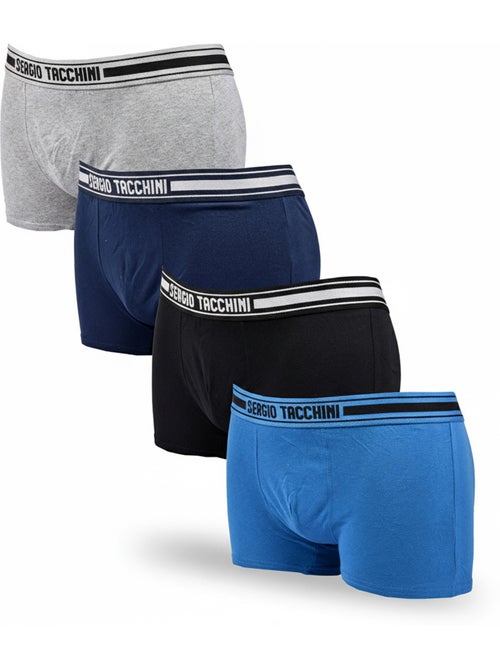 Sergio Tacchini Pack de Boxers Homme Lot de 4 - Kiabi Sergio Tacchini Pack de Boxers Homme Lot de 4 - Kiabi