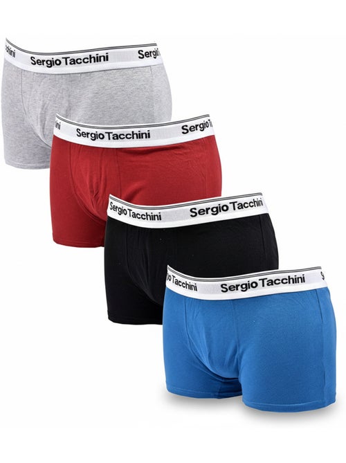 Sergio Tacchini Pack de Boxers Homme  Lot de 4 - Kiabi