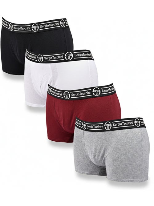 Sergio Tacchini Pack de Boxers Homme Lot de 4 - Kiabi Sergio Tacchini Pack de Boxers Homme Lot de 4 - Kiabi