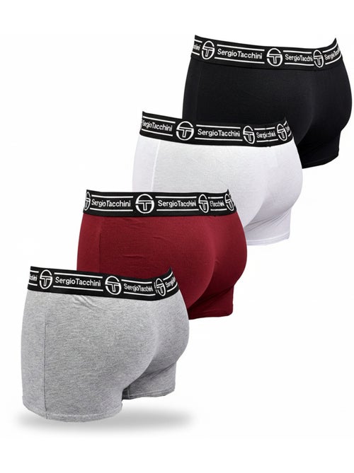 Sergio Tacchini Pack de Boxers Homme Lot de 4 - Kiabi Sergio Tacchini Pack de Boxers Homme Lot de 4 - Kiabi