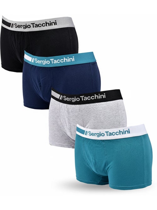 Sergio Tacchini Pack de Boxers Homme  Lot de 4 - Kiabi