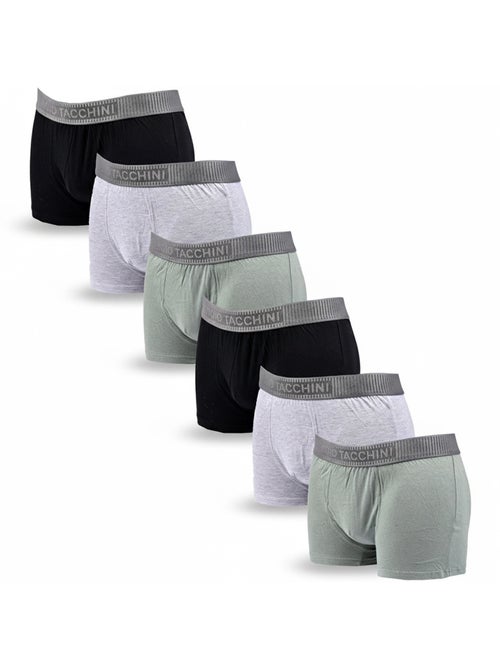 Sergio Tacchini Pack de Boxers Homme Lot de 6 - Kiabi Sergio Tacchini Pack de Boxers Homme Lot de 6 - Kiabi