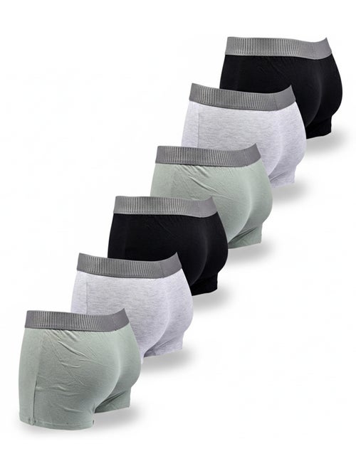Sergio Tacchini Pack de Boxers Homme Lot de 6 - Kiabi Sergio Tacchini Pack de Boxers Homme Lot de 6 - Kiabi