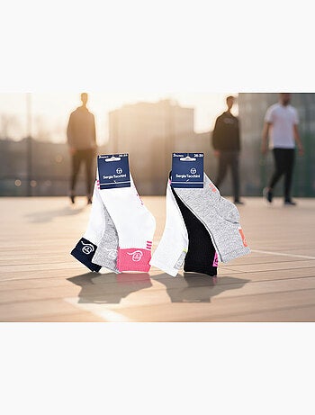 Sergio tacchini set korte sokken meisje quarter set van 6