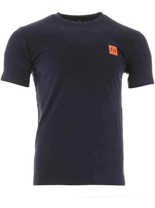 Sergio tacchini squared t-shirt voor heren in marineblauw/oranje - Kiabi