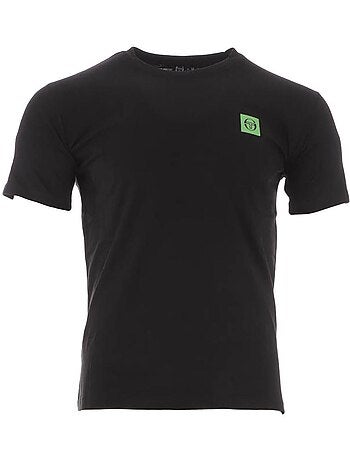 Sergio tacchini squared t-shirt voor heren zwart/groen